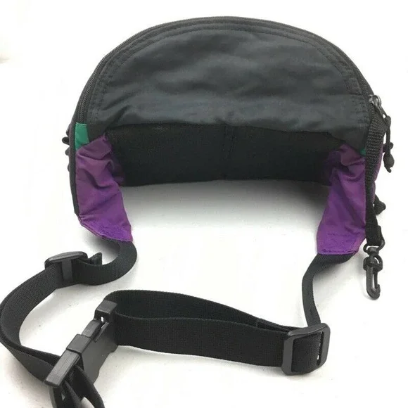 Eddie Bauer Belt Bum Bag Fanny Pack Purple Vintage - Picture 2 of 8